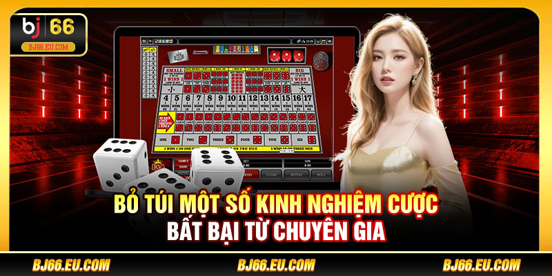 Bỏ túi một số kinh nghiệm cược bất bại từ chuyên gia